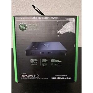 Razer Ripsaw HD Game Streaming Capture Card 4k Passthrough 1080p 60fps Open Box